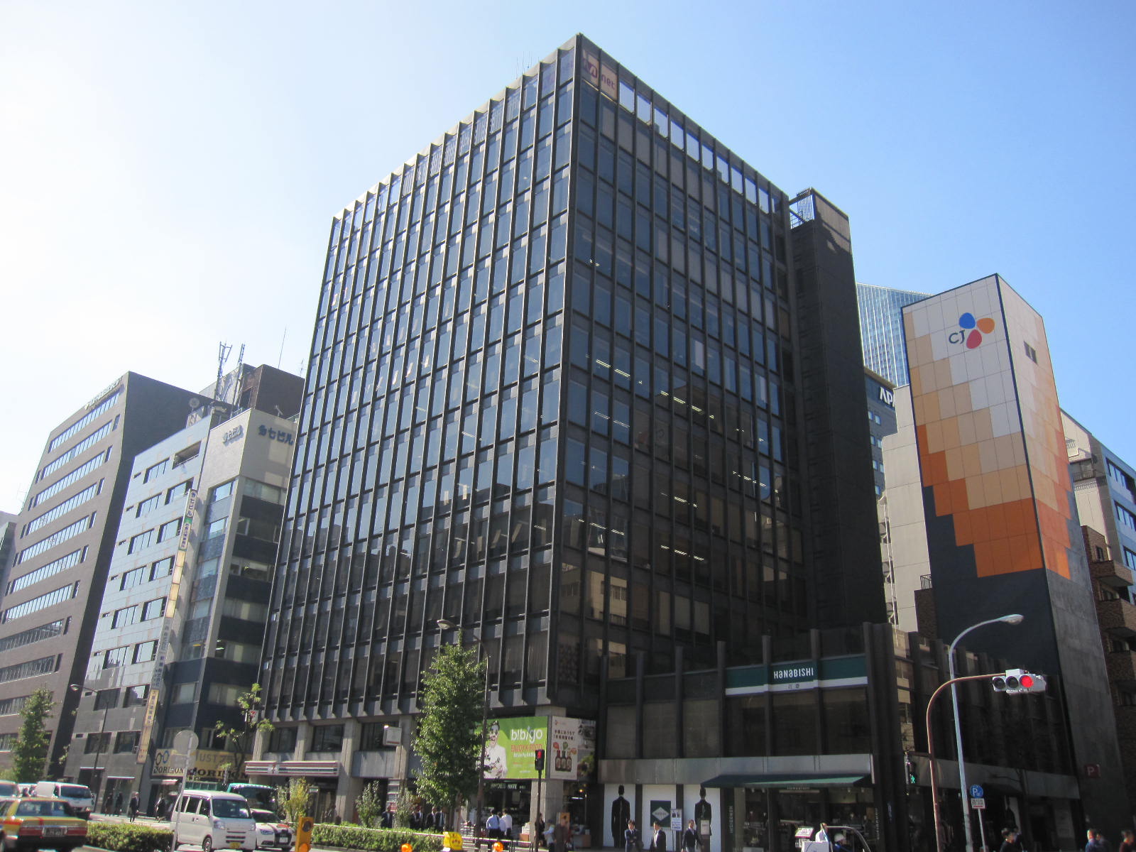 西新橋トランクルームのあるCJビル全景